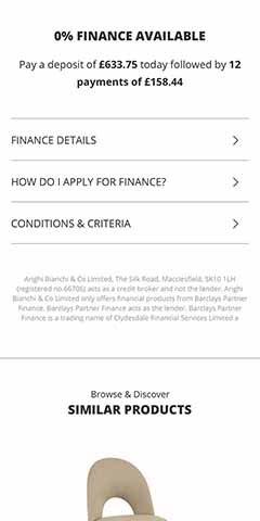 Product details mobile