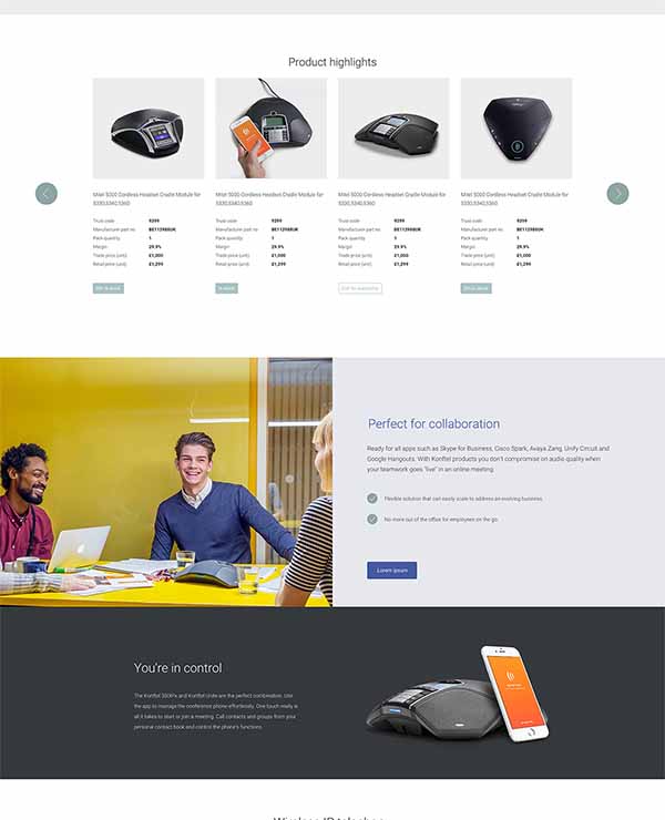 Product discovery content blocks